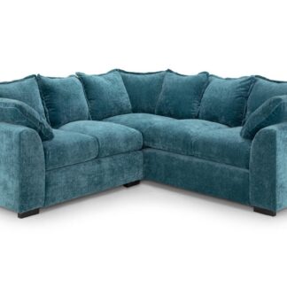 Dylan Teal Fabric Large Corner Sofa
