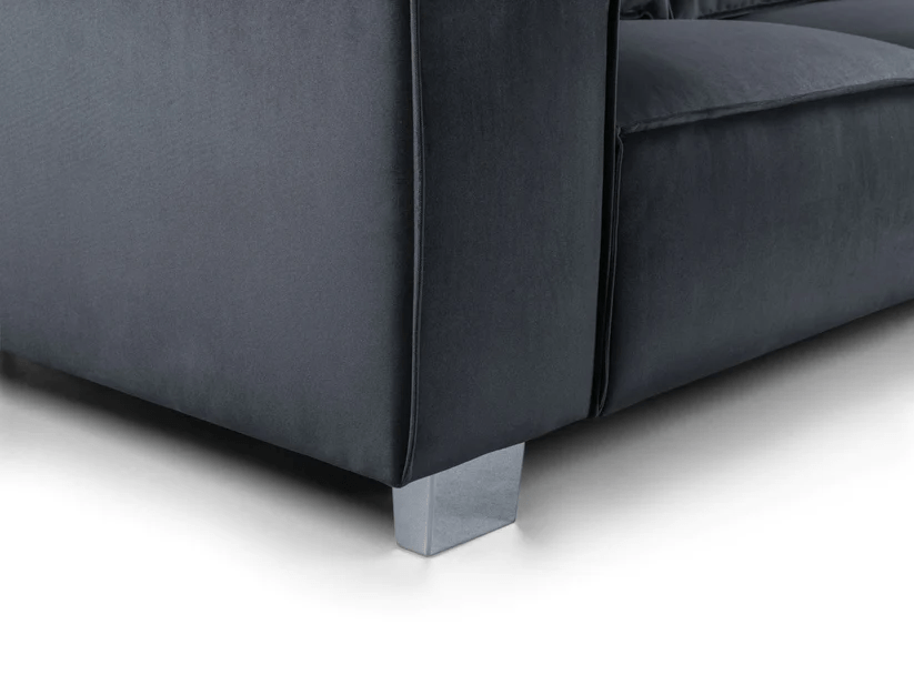 Devine Slate Fabric Large Corner Sofa - Image 6