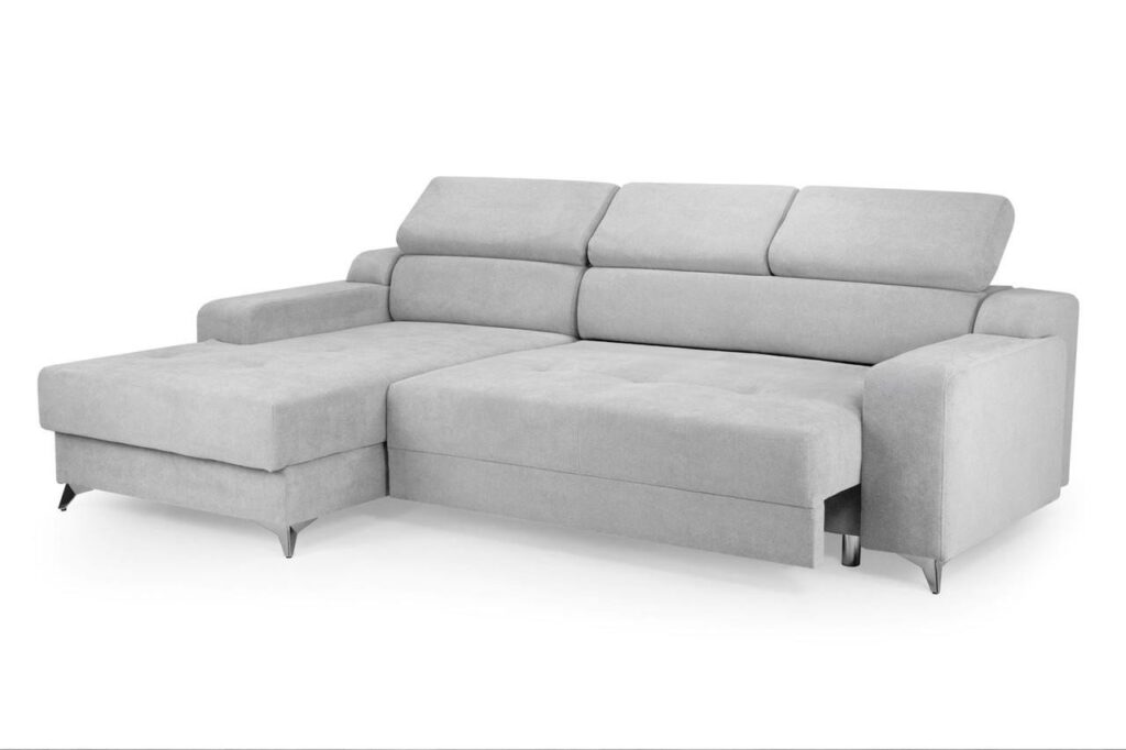 Dahlia electric sofabed grey left hand facing corner 79774.jpg