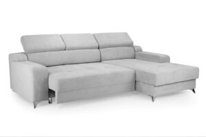 Dahlia electric sofabed grey right hand facing corner 67822.jpg