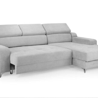 Caydance Grey Right Hand Facing Corner Electric Sofa Bed