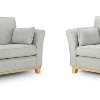 Finsbury Grey Fabric 3+2 Sofa Set