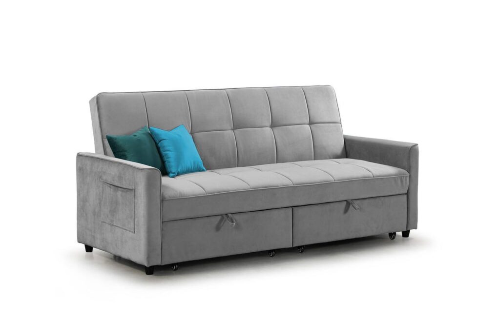 Elegance sofabed plush grey 3 seater 51948.jpg