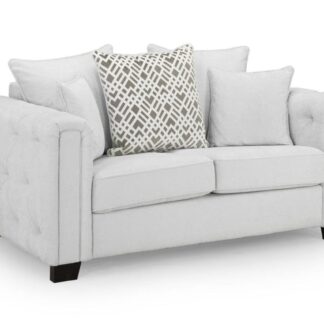 Ambrose Light Grey Fabric 2 Seater Sofa