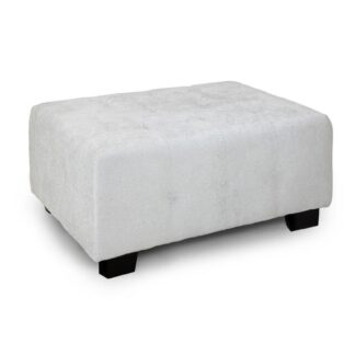 Ambrose Light Grey Fabric Footstool