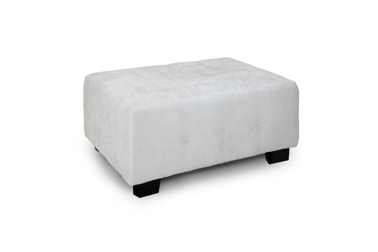 Ambrose Light Grey Fabric Footstool