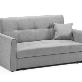 Burnsall Grey Fabric 2 Seater Sofa Bed