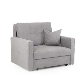 Burnsall Grey Fabric Armchair Sofa Bed