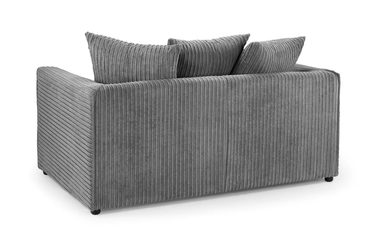 Markham Grey Fabric 2 Seater Sofa - Image 2