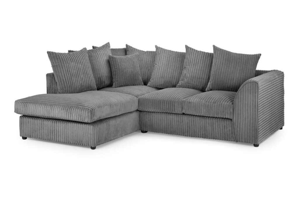 Harley jumbo sofa grey left hand facing corner 12313.jpg