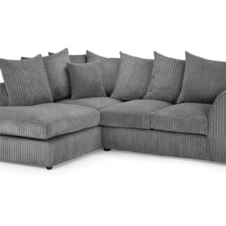 Markham Grey Fabric Left Hand Facing Corner Sofa