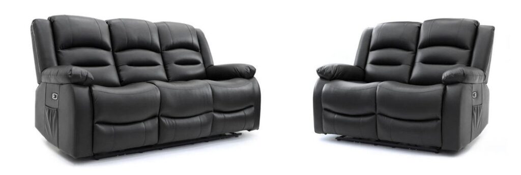 Honeypot furniture alva electric recliner sofa black 32 set 55352.jpg