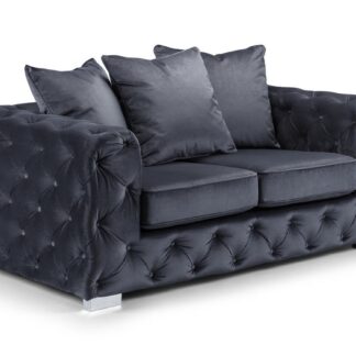 San Antonio Slate Fabric 2 Seater Sofa