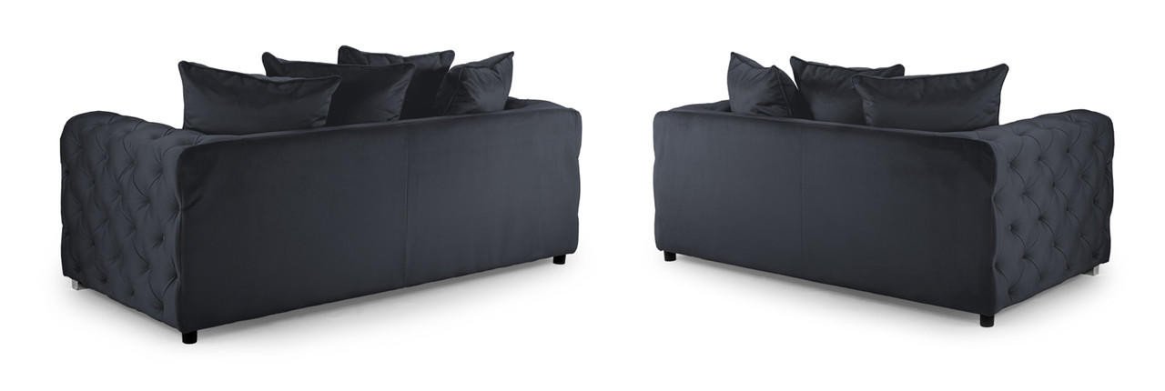 San Antonio Slate Fabric 3+2 Sofa Set - Image 2