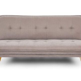 Foster Mocha Fabric 3 Seater Sofa Bed