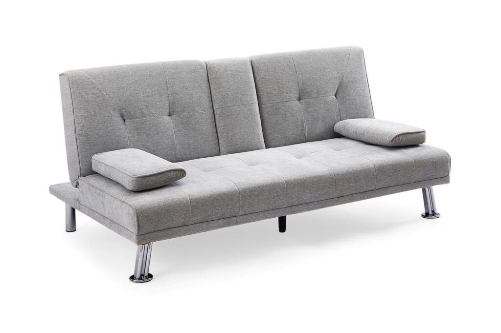 Honeypot furniture aspen sofabed light grey 3 seater 03818.jpg