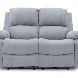 Jagger Grey Fabric Electric Recliner 2 Seater Sofa