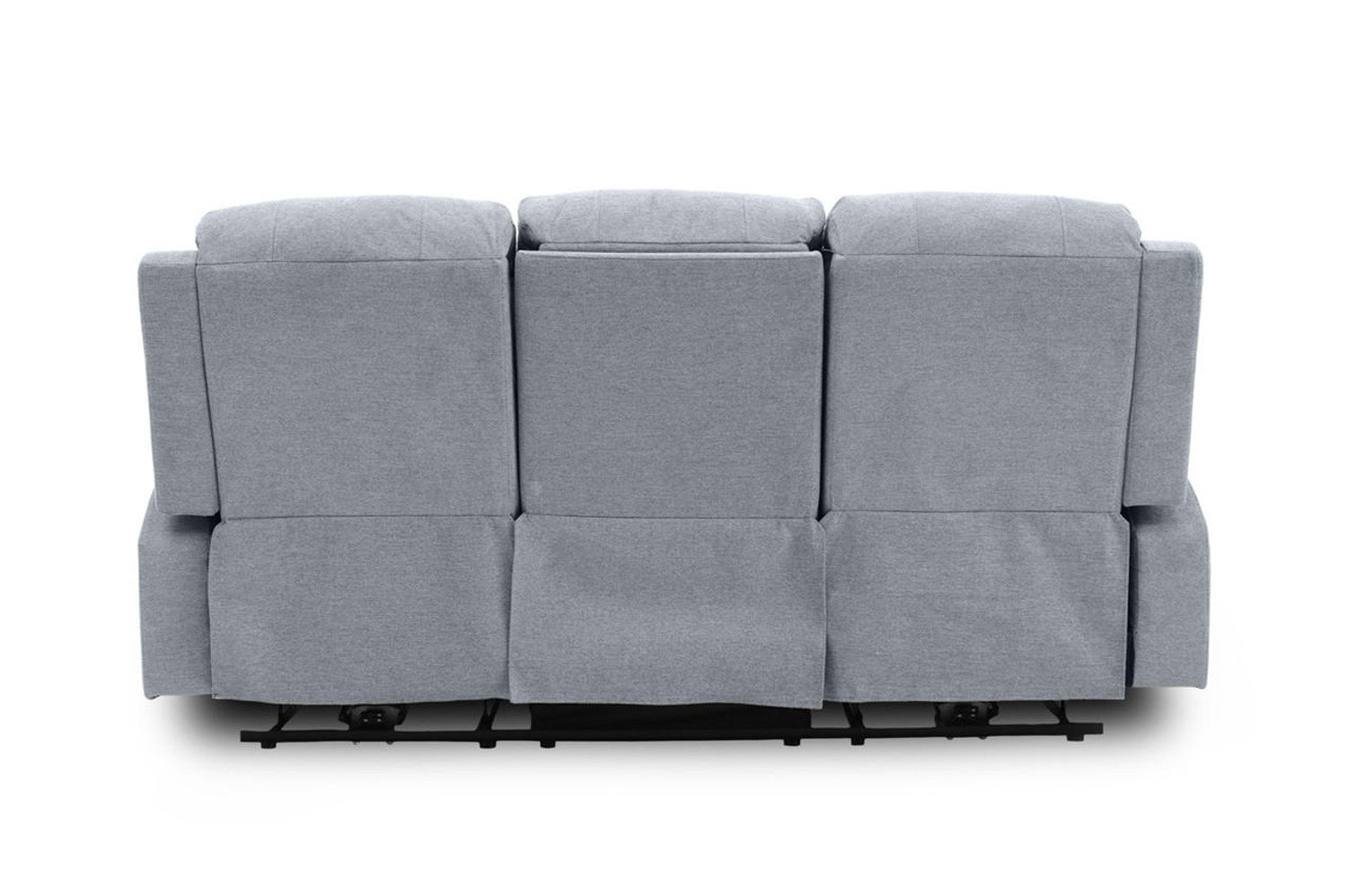 Jagger Grey Fabric Electric Recliner 3 Seater Sofa - Image 2