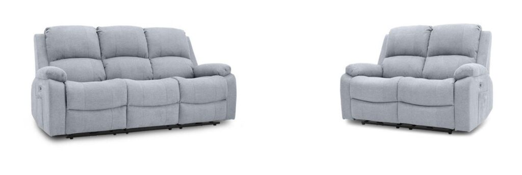 Honeypot furniture axel electric recliner sofa grey fabric 32 set 43695.jpg