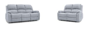 Honeypot furniture axel electric recliner sofa grey fabric 32 set 43695.jpg