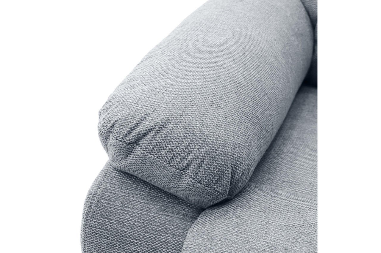 Jagger Grey Fabric Electric Recliner 2 Seater Sofa - Image 5