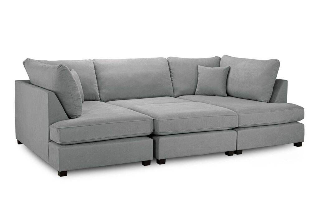 Honeypot furniture carnaby sofa grey u shape corner 64883.jpg