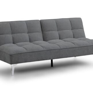 Venosa Dark Grey Fabric 3 Seater Sofa Bed