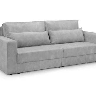 Vixon Grey Fabric 4 Seater Sofa Bed