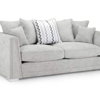 Elstowe Grey Fabric 3 Seater Sofa
