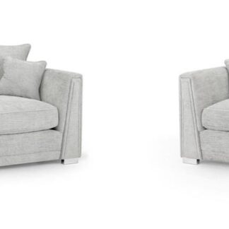 Elstowe Grey Fabric 3+2 Sofa Set