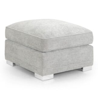 Elstowe Grey Fabric Footstool
