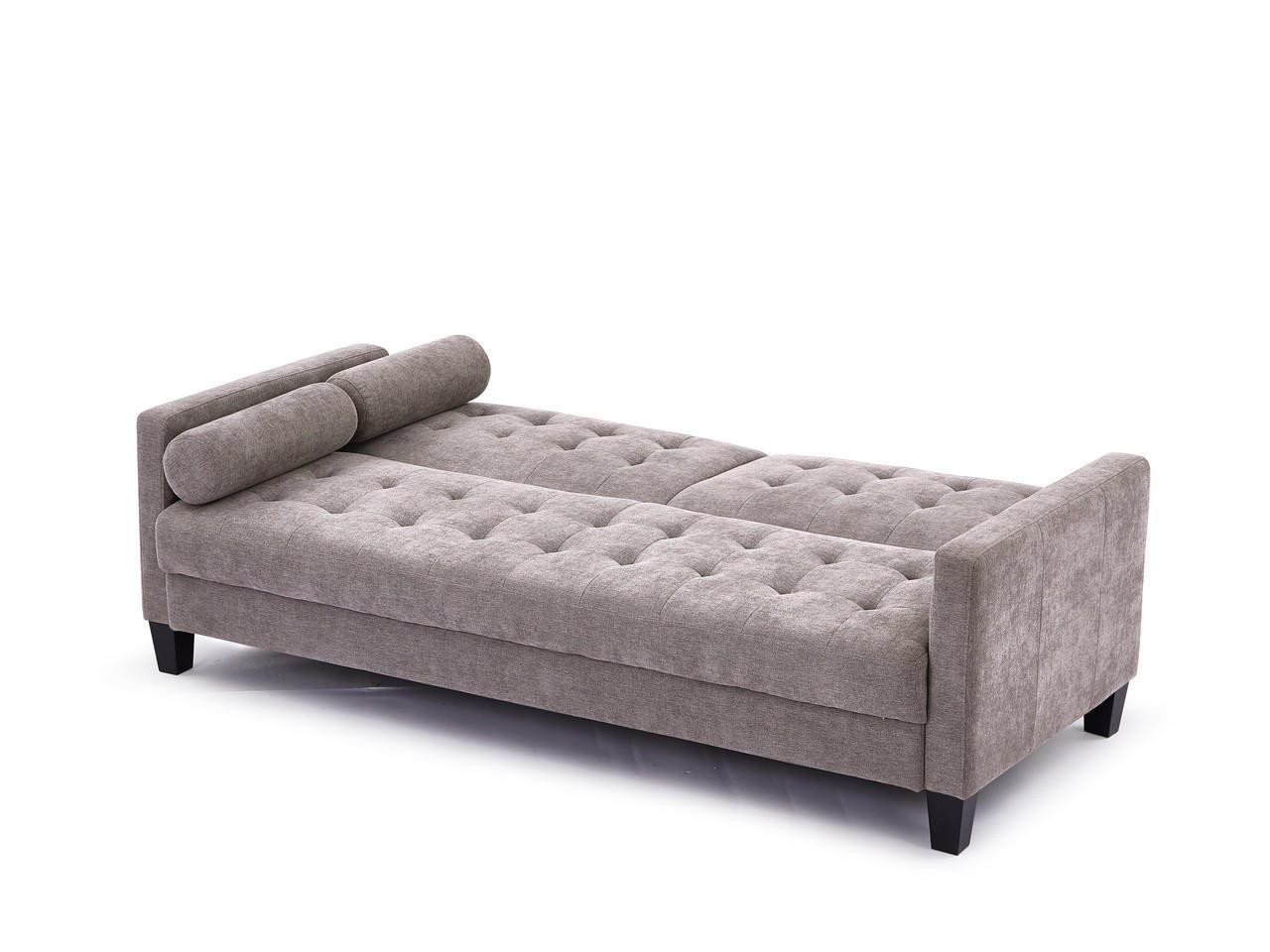Barrett Beige Fabric 3 Seater Sofa Bed - Image 4