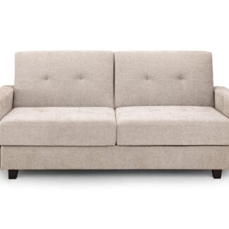 Caldo Beige Fabric 3 Seater Sofa Bed
