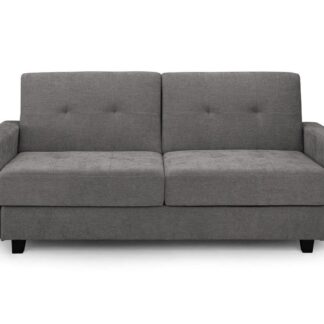 Caldo Dark Grey Fabric 3 Seater Sofa Bed