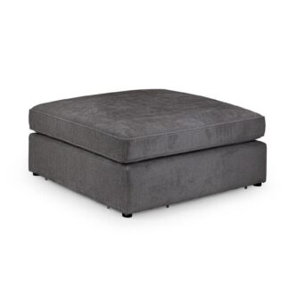 Sofa Club Landos Grey Fabric Footstool