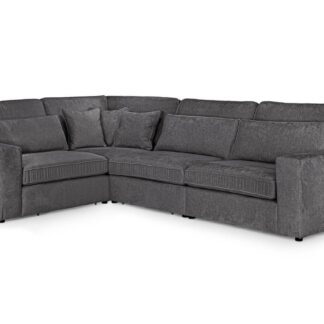 Sofa Club Landos Grey Fabric Left Hand Facing Modular Corner Sofa
