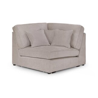 Landos Mocha Fabric Modular Corner Piece