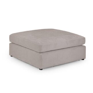Landos Mocha Fabric Footstool