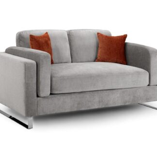 Ellis Grey Fabric 2 Seater Sofa