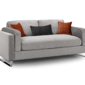 Ellis Grey Fabric 3 Seater Sofa