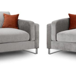 Ellis Grey Fabric 3+2 Sofa Set