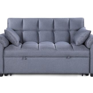 Clayton Grey Fabric 2 Seater Sofa Bed