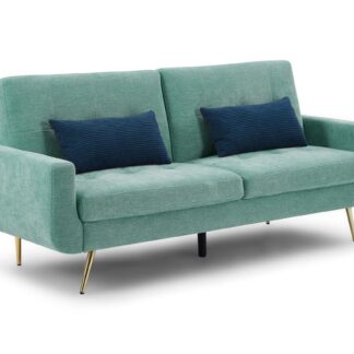 Ascent Duck Green Fabric 3 Seater Sofa Bed