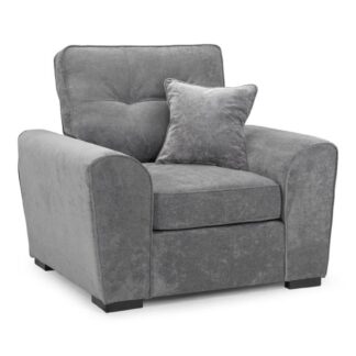 Lorcan Grey Fabric Armchair