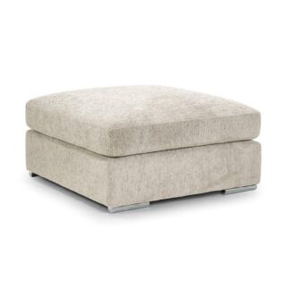 Valante Beige Fabric Footstool