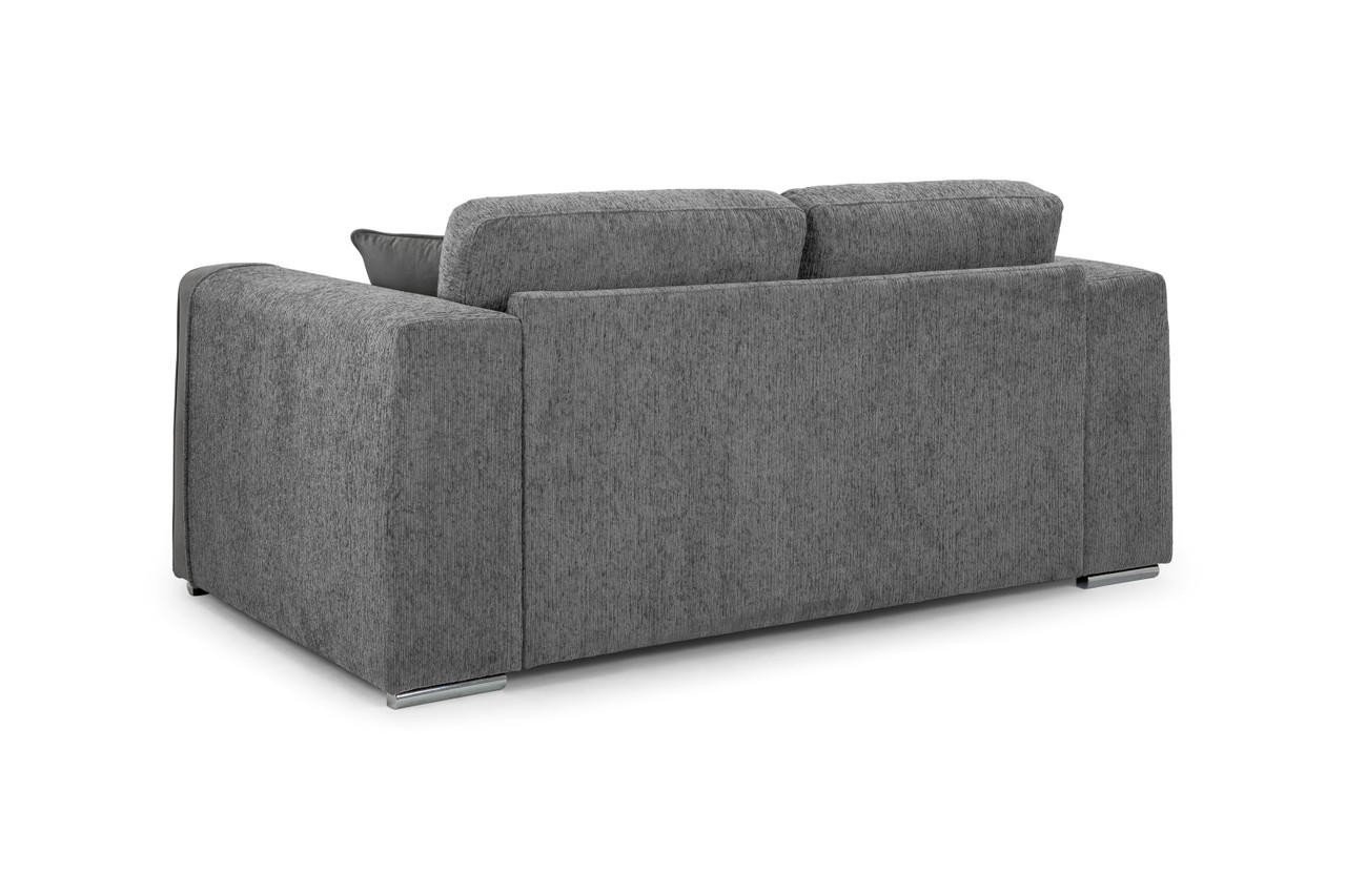 Valante Grey Fabric 2 Seater Sofa - Image 3