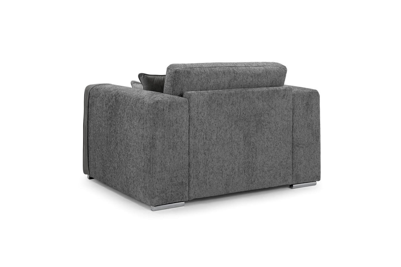 Valante Grey Fabric Armchair - Image 3