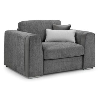 Valante Grey Fabric Armchair
