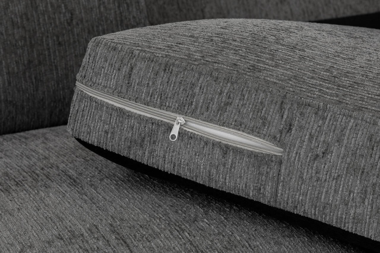 Valante Grey Fabric 2 Seater Sofa - Image 6