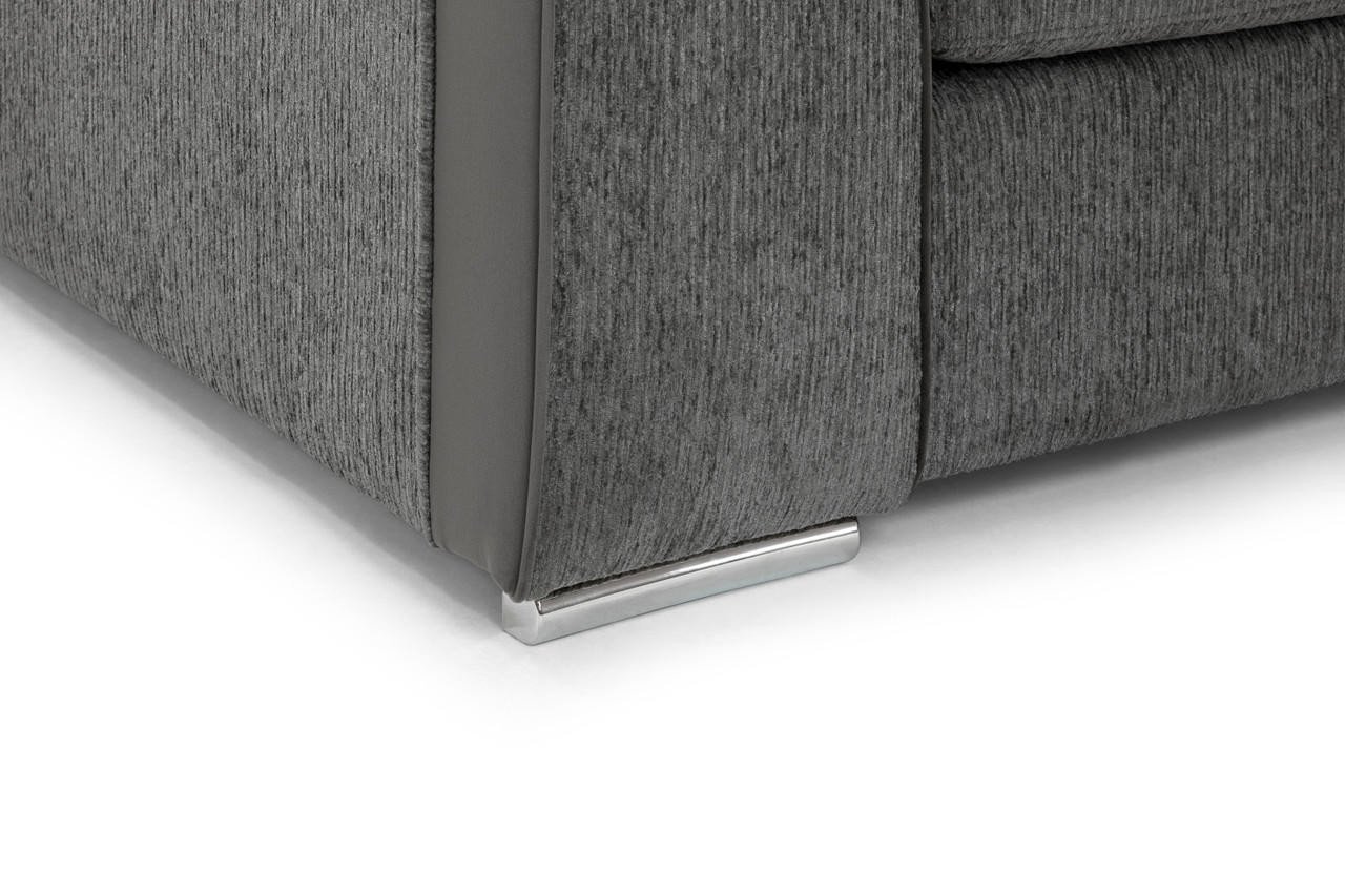 Valante Grey Fabric Large Corner Sofa - Image 5
